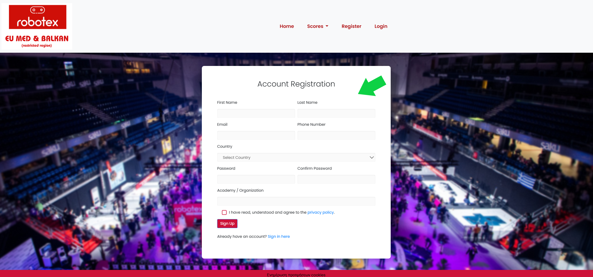 Create Account
